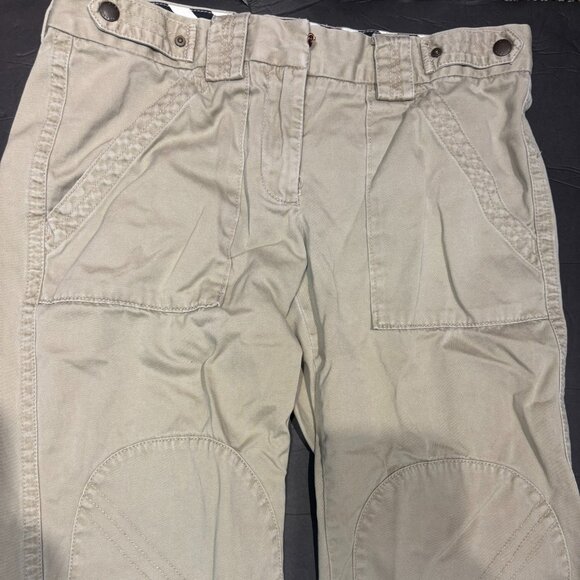 J.Crew Women’s Favorite Fit Chino Pants – Size 6, Light Brown w/ Ankle Zips - Picture 5 of 7